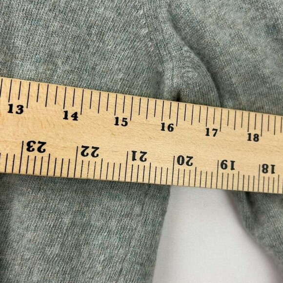 Bianco & Blu Girls Large Gray Cashmere & Wool Blend Sweater Cardigan - Picture 4 of 11